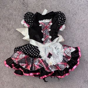 Kids Size 8 Halloween Doll Housemaid costume